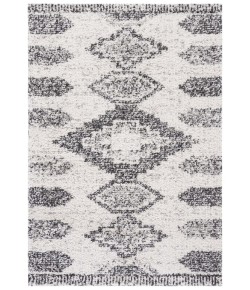 Safavieh Jericho Shag Ivory / Black JER108 8 ft. X 10 ft. Rectangle Rug