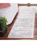 Safavieh Jasmine Shag Ivory / Grey JSM100 2 ft. X 8 ft. Runner Rug