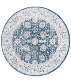 Safavieh Layla Blue / Ivory Grey LAY101 6 ft. 7 in. X 6 ft. 7 in. Round Rug