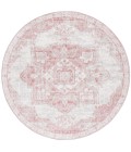 Safavieh Layla Ivory Grey / Pink LAY104 6 ft. 7 in. X 6 ft. 7 in. Round Rug