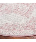 Safavieh Layla Ivory Grey / Pink LAY104 6 ft. 7 in. X 6 ft. 7 in. Round Rug