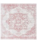 Safavieh Layla Ivory Grey / Pink LAY104 6 ft. 7 in. X 6 ft. 7 in. Square Rug