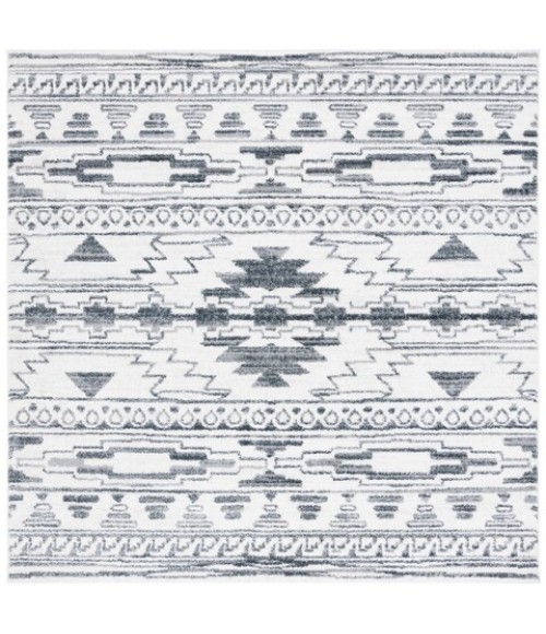 Safavieh Layla Ivory / Grey Rug LAY105 6 ft. 7 in. X 6 ft. 7 in. Square - Rugs Town Safavieh Layla Ivory / Grey LAY105 6 ft. 7 in. X 6 ft. 7 in. Square Rug
