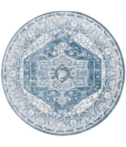 Safavieh Layla Ivory Grey / Blue LAY108 6 ft. 7 in. X 6 ft. 7 in. Round Rug