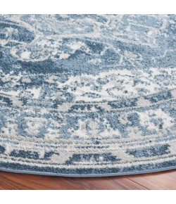 Safavieh Layla Ivory Grey / Blue LAY108 6 ft. 7 in. X 6 ft. 7 in. Round Rug