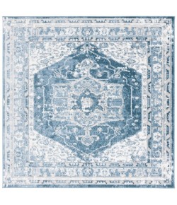 Safavieh Layla Ivory Grey / Blue LAY108 6 ft. 7 in. X 6 ft. 7 in. Square Rug