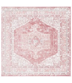 Safavieh Layla Ivory Grey / Pink LAY108 6 ft. 7 in. X 6 ft. 7 in. Square Rug