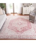 Safavieh Layla Ivory Grey / Pink LAY108 6 ft. 7 in. X 6 ft. 7 in. Square Rug
