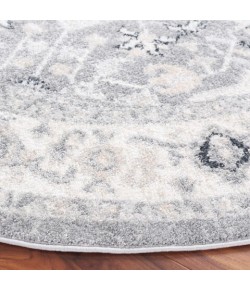 Safavieh Layla Ivory Grey / Charcoal LAY109 6 ft. 7 in. X 6 ft. 7 in. Round Rug