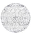 Safavieh Layla Ivory Grey / Charcoal LAY110 6 ft. 7 in. X 6 ft. 7 in. Round Rug