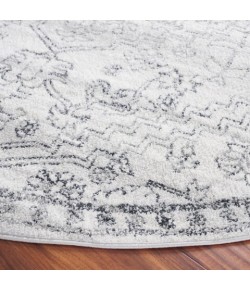 Safavieh Layla Ivory Grey / Charcoal LAY110 6 ft. 7 in. X 6 ft. 7 in. Round Rug