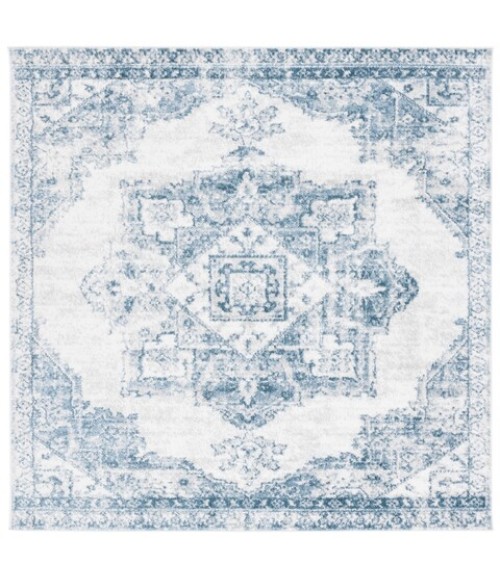 Safavieh Layla Ivory Grey / Charcoal LAY110 6 ft. 7 in. X 6 ft. 7 in. Square Rug