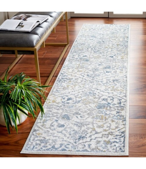 Safavieh Layla Ivory Grey / Blue LAY112 2 ft. 2 in. X 9 ft. Runner Rug