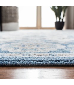 Safavieh Liberty  Dark Blue / Ivory LIB750 6 ft. 7 in. X 6 ft. 7 in. Round Rug