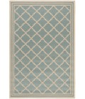 Safavieh Linden  Aqua / Cream LND121 4 ft. X 6 ft. Rectangle Rug