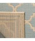 Safavieh Linden  Aqua / Cream LND121 9 ft. X 12 ft. Rectangle Rug