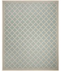 Safavieh Linden  Aqua / Cream LND121 9 ft. X 12 ft. Rectangle Rug