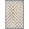 Safavieh Linden  Cream / Blue LND121 9 ft. X 12 ft. Rectangle Rug
