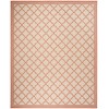 Safavieh Linden  Cream / Rust LND121 9 ft. X 12 ft. Rectangle Rug