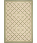 Safavieh Linden  Cream / Olive LND121 4 ft. X 6 ft. Rectangle Rug