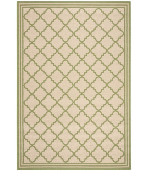 Safavieh Linden  Cream / Olive LND121 4 ft. X 6 ft. Rectangle Rug