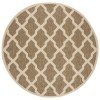 Safavieh Linden  Beige / Cream LND122 6 ft. 7 in. X 6 ft. 7 in. Round Rug