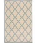 Safavieh Linden  Cream / Aqua LND122 5 ft. 3 in. X 7 ft. 6 in. Rectangle Rug