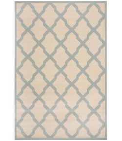 Safavieh Linden  Cream / Aqua LND122 5 ft. 3 in. X 7 ft. 6 in. Rectangle Rug