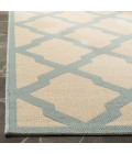 Safavieh Linden  Cream / Aqua LND122 5 ft. 3 in. X 7 ft. 6 in. Rectangle Rug