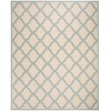 Safavieh Linden  Cream / Aqua LND122 9 ft. X 12 ft. Rectangle Rug