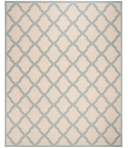 Safavieh Linden  Cream / Aqua LND122 8 ft. X 10 ft. Rectangle Rug