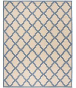 Safavieh Linden  Cream / Blue LND122 9 ft. X 12 ft. Rectangle Rug