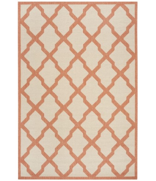 Safavieh Linden  Creme / Brown LND122 4 ft. X 6 ft. Rectangle Rug