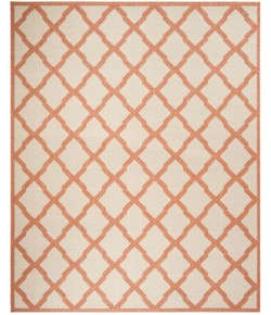 Safavieh Linden  Creme / Brown LND122 8 ft. X 10 ft. Rectangle Rug
