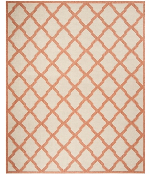 Safavieh Linden  Creme / Brown LND122 8 ft. X 10 ft. Rectangle Rug