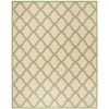Safavieh Linden  Cream / Olive LND122 9 ft. X 12 ft. Rectangle Rug
