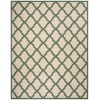 Safavieh Linden  Cream / Green LND122 9 ft. X 12 ft. Rectangle Rug