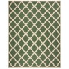 Safavieh Linden  Green / Creme LND122 9 ft. X 12 ft. Rectangle Rug
