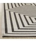 Safavieh Linden  Light Grey / Charcoal LND123 2 ft. 2 in. X 8 ft. Runner Rug