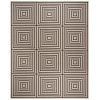 Safavieh Linden  Natural / Brown LND123 6 ft. 7 in. X 6 ft. 7 in. Square Rug