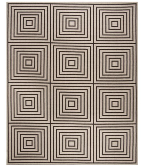 Safavieh Linden  Natural / Brown LND123 6 ft. 7 in. X 6 ft. 7 in. Square Rug
