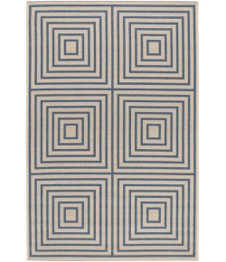 Safavieh Linden  Cream / Blue LND123 5 ft. 3 in. X 7 ft. 6 in. Rectangle Rug