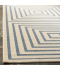 Safavieh Linden  Cream / Blue LND123 2 ft. 2 in. X 8 ft. Runner Rug
