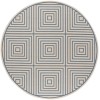 Safavieh Linden  Cream / Blue LND123 6 ft. 7 in. X 6 ft. 7 in. Round Rug