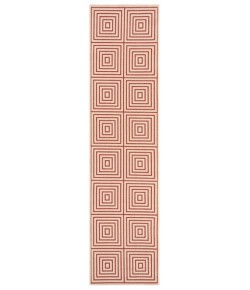 Safavieh Linden  Red / Creme LND123 2 ft. 2 in. X 8 ft. Runner Rug