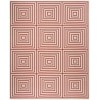 Safavieh Linden  Red / Creme LND123 9 ft. X 12 ft. Rectangle Rug