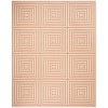 Safavieh Linden  Cream / Rust LND123 9 ft. X 12 ft. Rectangle Rug