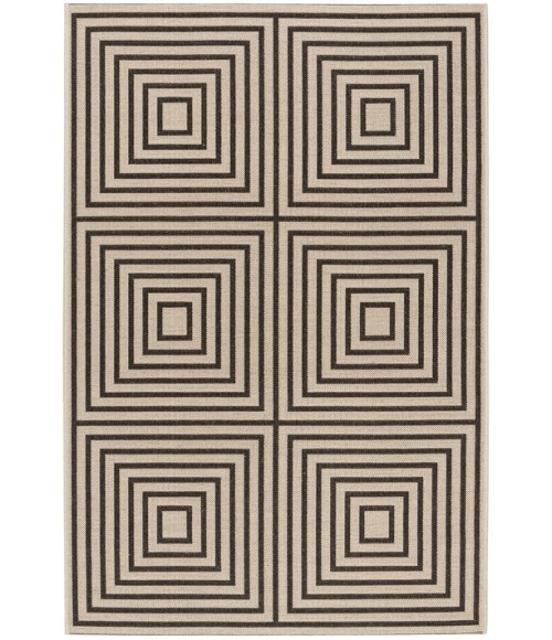 Safavieh Linden  Creme / Brown LND123 5 ft. 3 in. X 7 ft. 6 in. Rectangle Rug