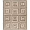 Safavieh Linden  Creme / Brown LND123 9 ft. X 12 ft. Rectangle Rug