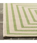 Safavieh Linden  Cream / Olive LND123 2 ft. 2 in. X 8 ft. Runner Rug